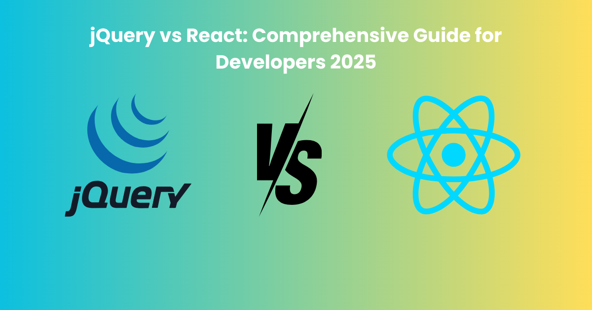 JQuery vs React